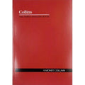 Collins Debden Collins A60 Series Account Book 4 Money Column 60 Leaf A4 Red
