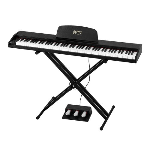 Alpha 88 Keys Digital Piano Keyboard Electronic with Stand