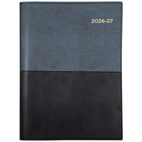 Collins Debden Collins Vanessa A4 Day To Page 2026-2027 Diary Black Financial Year