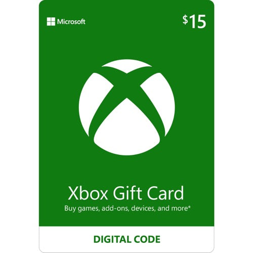 Xbox $15 Gift Card (Digital Download)